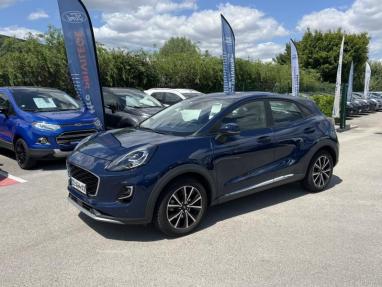 Voir le détail de l'offre de cette FORD Puma 1.0 Flexifuel 125ch S&S mHEV Titanium de 2022 en vente à partir de 215.64 €  / mois