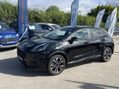 Voir le détail de l'offre de cette FORD Puma 1.0 Flexifuel 125ch S&S mHEV ST-Line de 2023 en vente à partir de 223.94 €  / mois