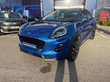 Voir le détail de l'offre de cette FORD Puma 1.0 EcoBoost 125ch mHEV Titanium 6cv de 2021 en vente à partir de 177.66 €  / mois