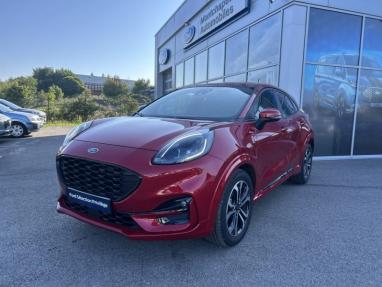 Voir le détail de l'offre de cette FORD Puma 1.0 Flexifuel 125ch S&S mHEV ST-Line de 2023 en vente à partir de 219.32 €  / mois
