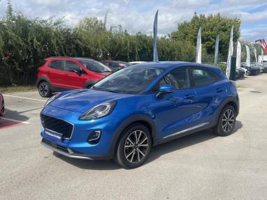 Voir le détail de l'offre de cette FORD Puma 1.0 Flexifuel 125ch S&S mHEV Titanium de 2023 en vente à partir de 216.72 € / mois